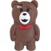 iPhone 6 6s 4.7 - 3D Silicone Cartoon Cute Soft Protective Phone Cover Case - Brown Teddy Bear